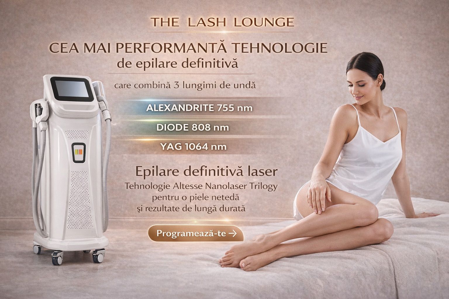 Epilare definitiva cu laser The Lash Lounge